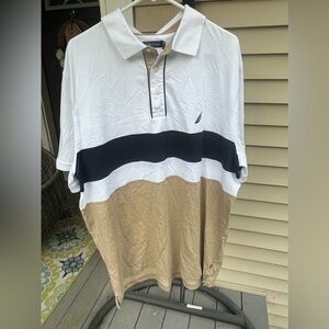 Nautical Polo Shirt XXL NWT